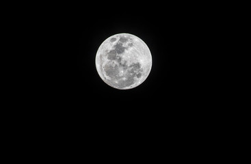 Supper full moon in Feb 2019 at thailand