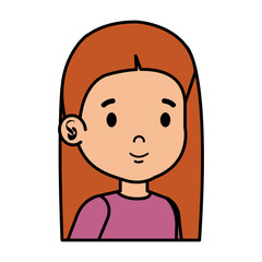 little girl kid character