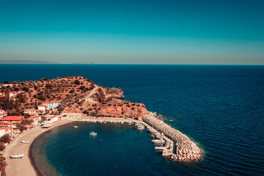 Sambatiki beach in Greece