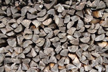 ein Stapel Feuerholz