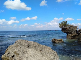 sea and blue sky