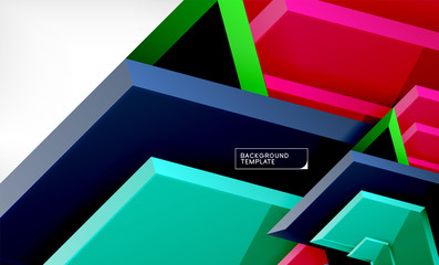 Techno arrow background, template design