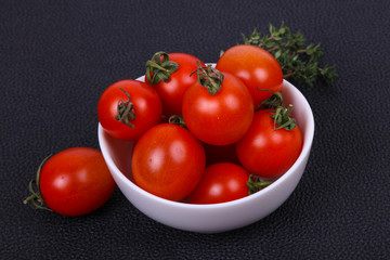 Cherry tomato in the bowl