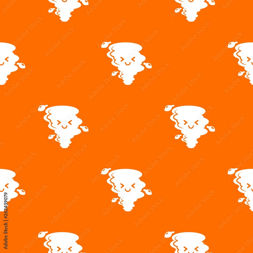 Poster tornado pattern vector orange for any web design best