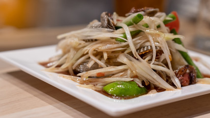 Somtum, the most delicious Thai food