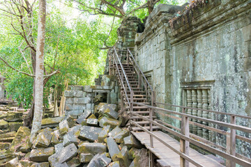 Siem Reap, Cambodia - Mar 07 2018: Beng Mealea in Siem Reap, Cambodia. It is part of Angkor World...