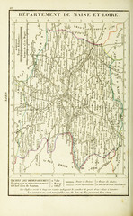 Old map. Engraving image