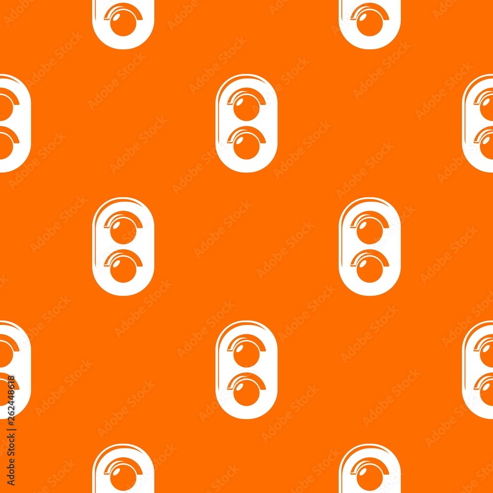 Poster traffic light railway pattern vector orange for any web design best