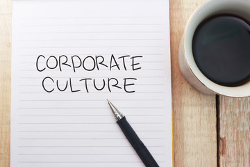 Corporate Culture, Motivational Business Words Quotes Concept