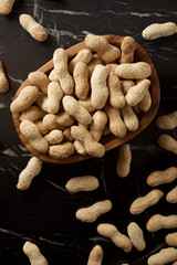 Peanuts with shell.