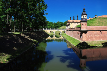 Fototapeta na wymiar Nesvizh Castle, Belarus