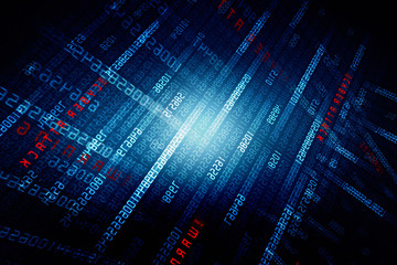 2d illustration Cyber Attack A06