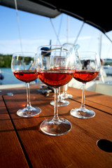 glasses of wine