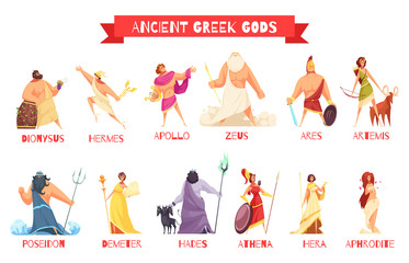 Ancient Greek Gods Set