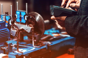 Assembly line of mechanical engineering