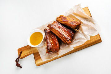 BBQ Ribs with Mustard Sauce