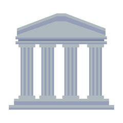 Obraz premium bank buiding icon