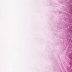 Pink ink and watercolor texture on white paper background. Paint leaks and ombre effects. Hand painted abstract image.