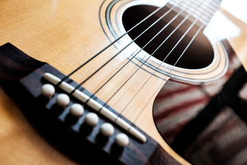 Naklejka premium acoustic guitar