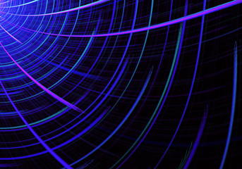 Abstract color dynamic background with lighting effect. Fractal art