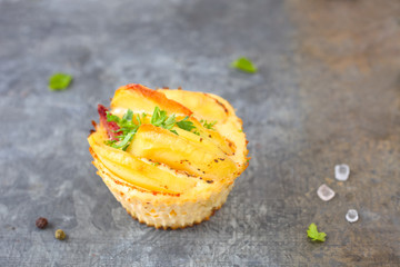 Eier-Muffin mit Kartoffelneier-muffin, eiermuffin, 