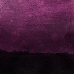 Pink ink and watercolor texture on white paper background. Paint leaks and ombre effects. Hand painted abstract image.