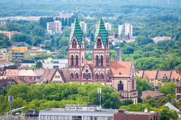 view from Kirchberg at Freiburg