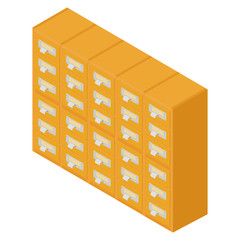 Library or archive reference card catalog