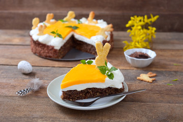 Selbstgemachte Eierlikör-Torte