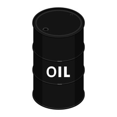 Blank oil barrel