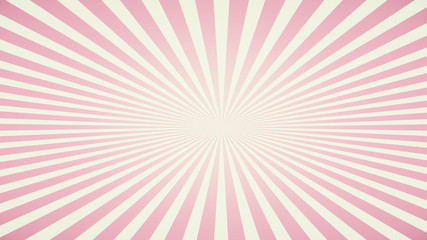 Sunlight Abstract gradient ray burst background Comic graphic with radial stripe pattern