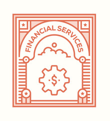 FINANCIAL SERVICES ICON CONCEPT