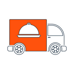 Icon Of Delivering Car