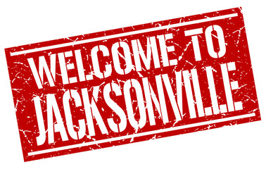 welcome to Jacksonville stamp