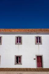 houses and buildins of Sesimbra,Portugal