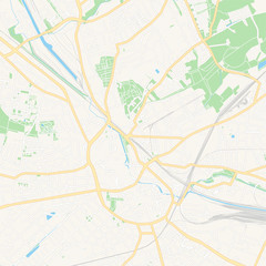 Osnabruck, Germany printable map