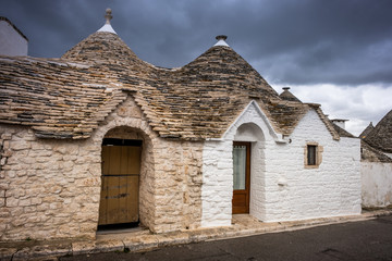 Antique italian house Trulli, Alberobello, Puglia - Italy