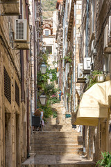 Gassen - und Treppenviertel in Dubrovnik