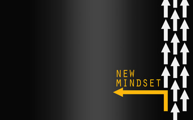 New midset with turning arrow