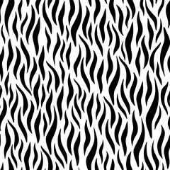 Seamless pattern with animal skin texture. Black and white. Vector background.Great for print, fabrics, textile, wrapping paper, wallpaper, invitation cards.