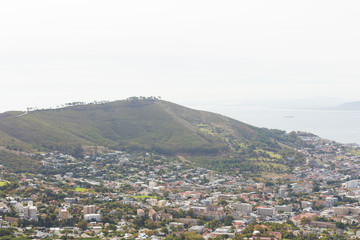 aerial view of the city