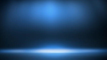 Empty black studio room. Dark background. Abstract dark empty studio room texture.  Product showcase spotlight background. Dark Studio Gallery. 