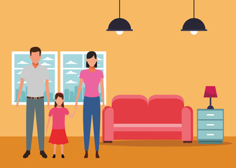 family avatar cartoon character