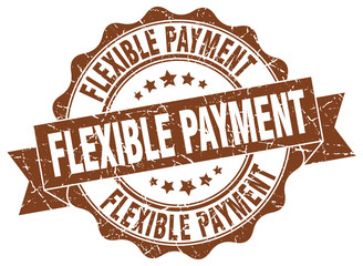 flexible payment stamp. sign. seal