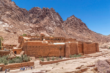 St. Catherine s Monastery was founded in 330 at the foot of Mount Sinai