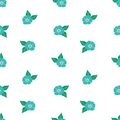 Fashionable pattern in small flowers. Floral seamless background for textiles, fabrics, covers, wallpapers, print, gift wrapping and scrapbooking. Raster copy