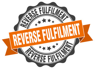reverse fulfilment stamp. sign. seal