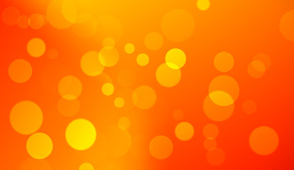 Orange Romantic Love Bokeh for background texture overlays. Magic glitter . Design element