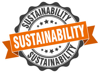 sustainability stamp. sign. seal