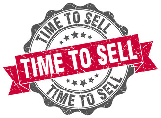 Obraz premium time to sell stamp. sign. seal